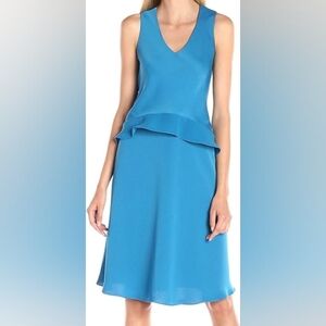 Size 16 New Elegant Blue Sleeveless Dress Easter Womens 1x